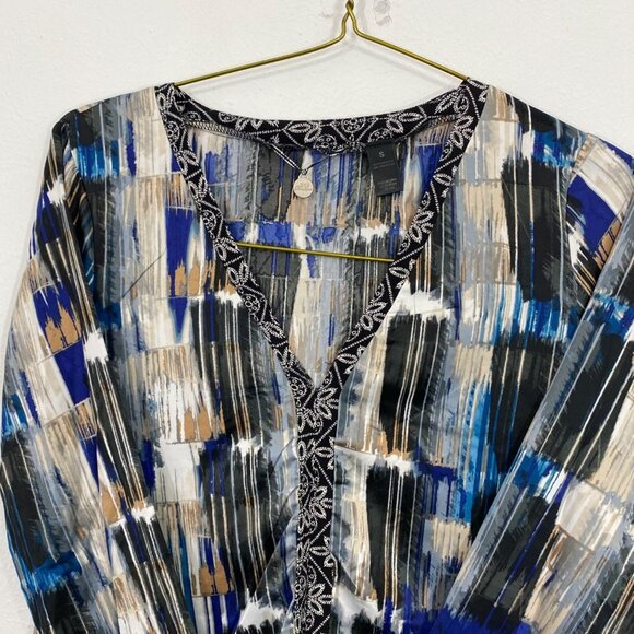 BKE BOUTIQUE PRINTED BLOUSE WOMEN SzS - Picture 4 of 8